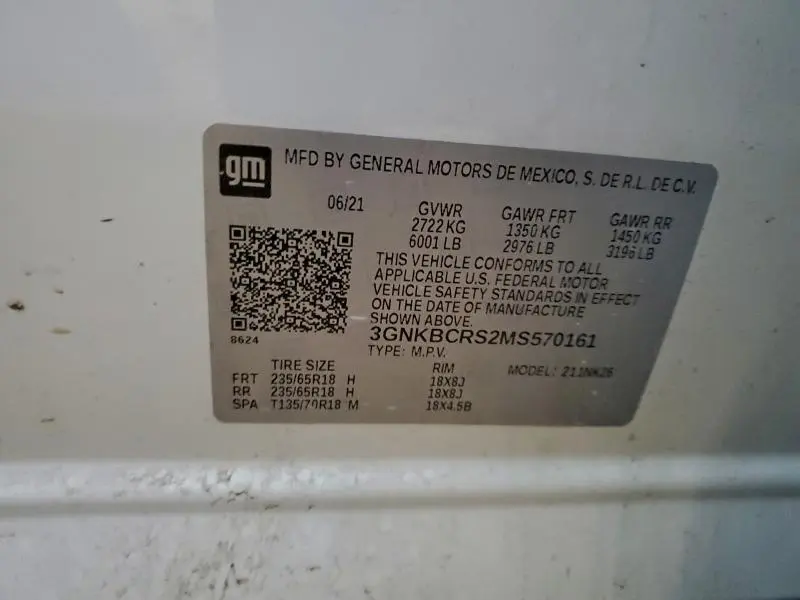 2021 CHEVROLET BLAZER 2LT  