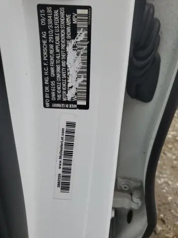 2016 PORSCHE CAYENNE   