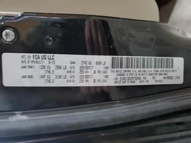 2015 CHRYSLER TOWN & COUNTRY TOURING  