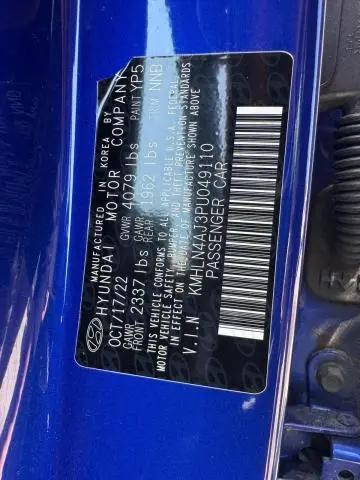2023 HYUNDAI ELANTRA LIMITED  