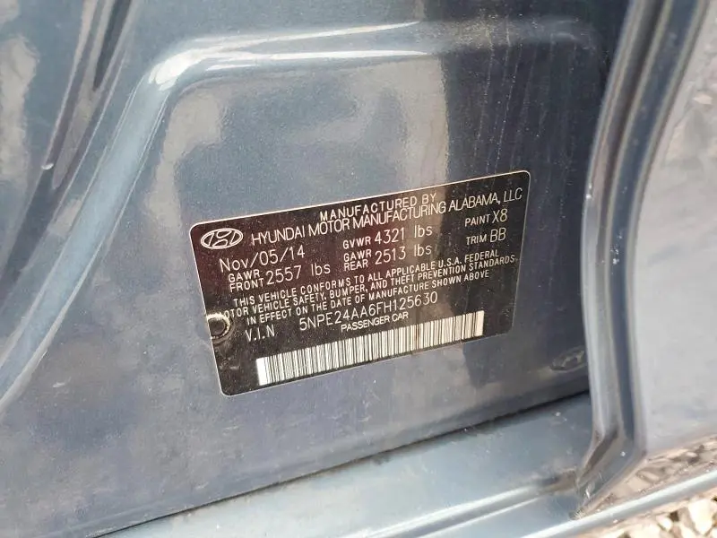 2015 HYUNDAI SONATA ECO  