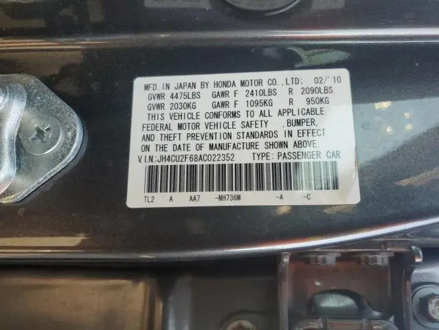 2010 ACURA TSX   