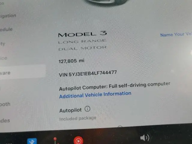 2020 TESLA MODEL 3