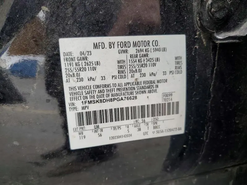 2023 FORD EXPLORER XLT  