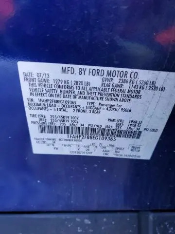 2014 FORD TAURUS LIMITED  