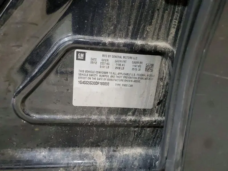 2013 BUICK LACROSSE PREMIUM  