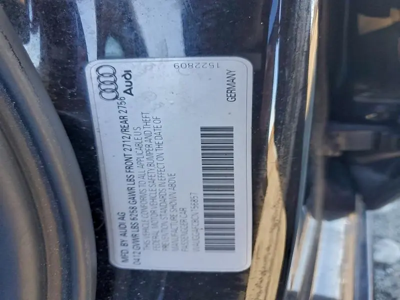 2012 AUDI A6 PREMIUM PLUS  