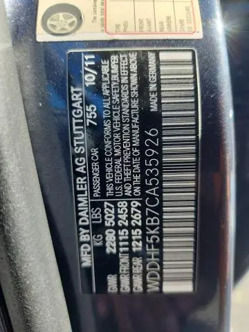 2012 MERCEDES-BENZ E 350  