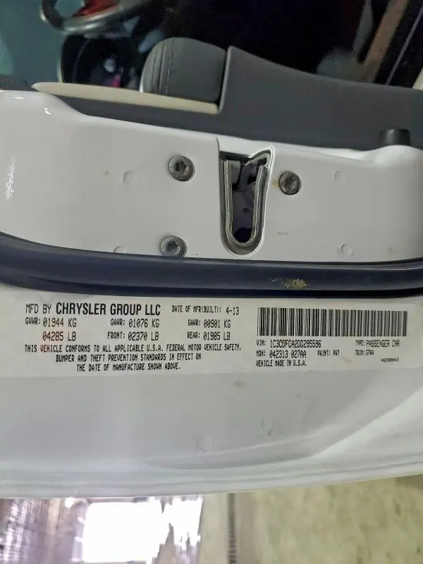 2013 DODGE DART LIMITED  