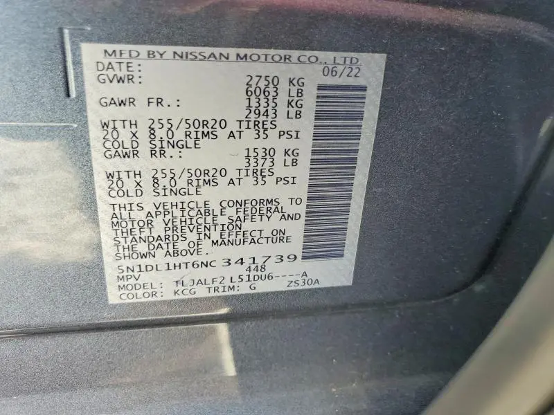 2022 INFINITI QX60 AUTOGRAPH  