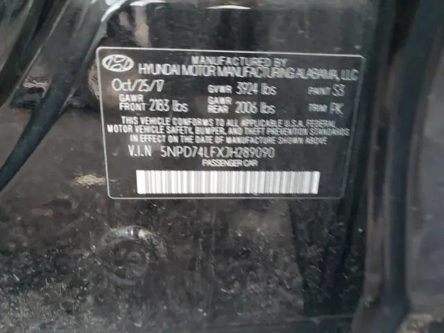 2018 HYUNDAI ELANTRA SE  