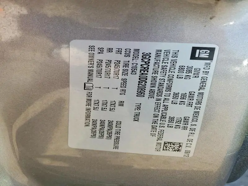 2013 CHEVROLET SILVERADO C1500 LS  