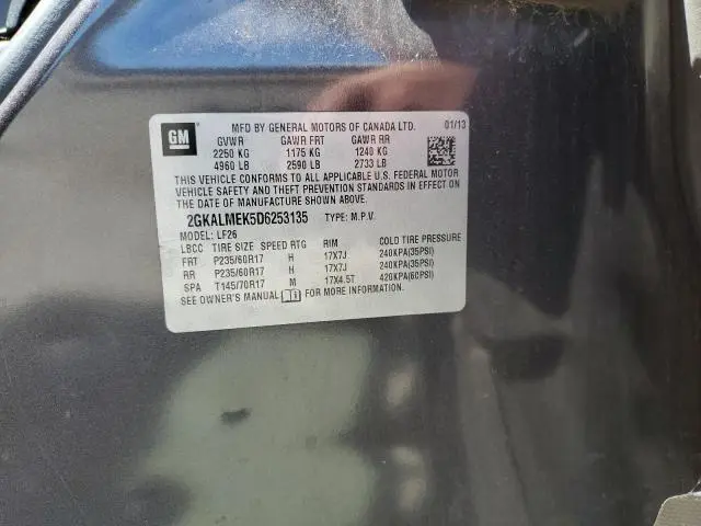 2013 GMC TERRAIN SLE