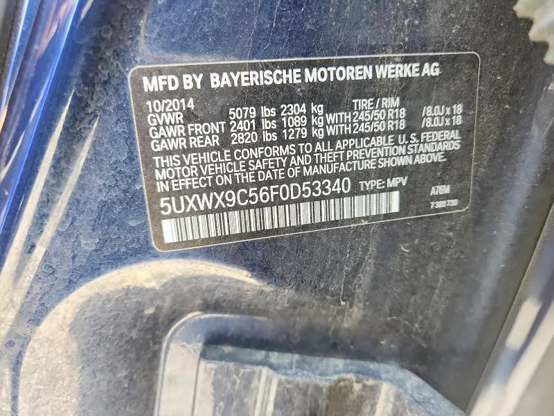 2015 BMW X3 XDRIVE28I  