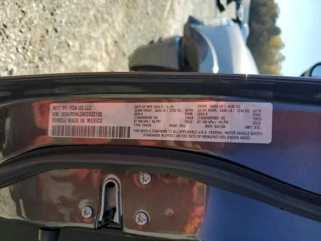 2021 RAM 2500 LARAMIE  