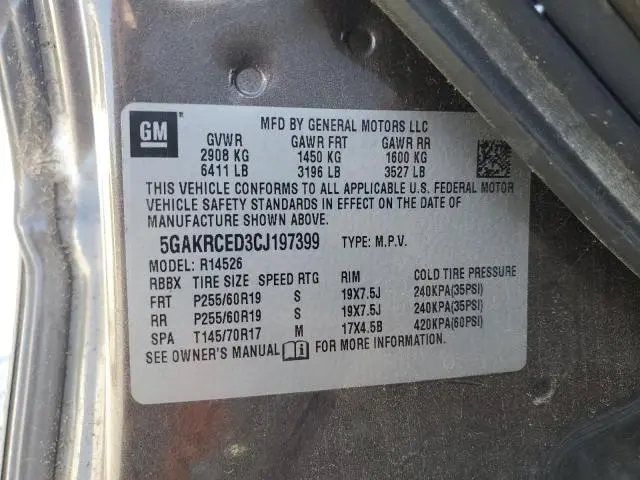 2012 BUICK ENCLAVE