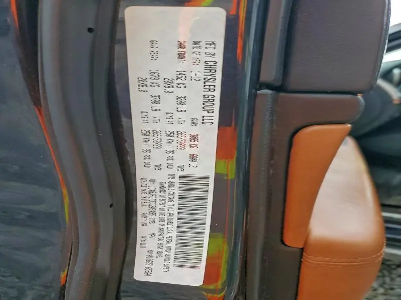 2012 JEEP GRAND CHEROKEE OVERLAND  