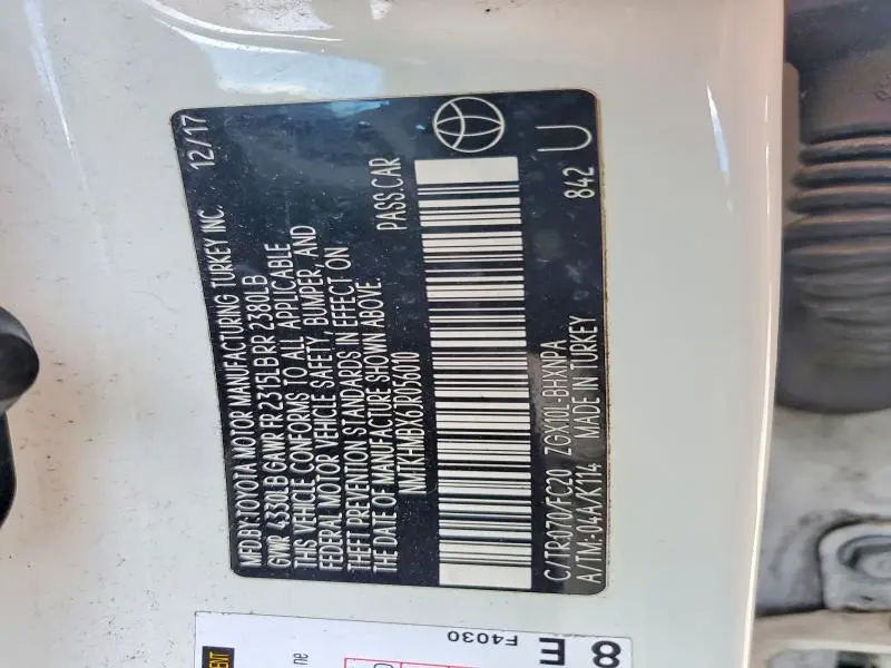 2018 TOYOTA C-HR   