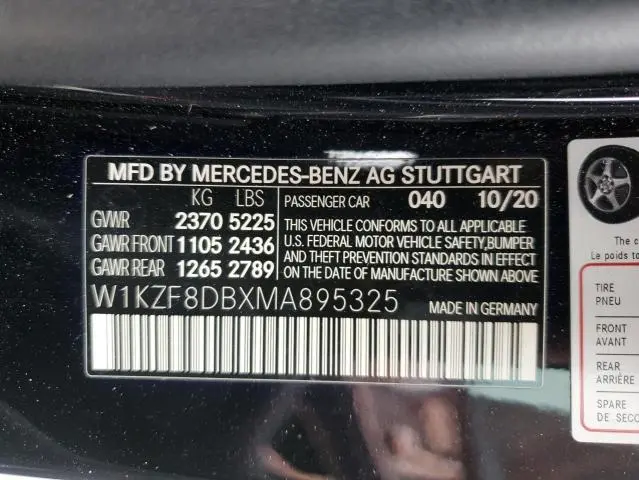 2021 MERCEDES-BENZ E 350  