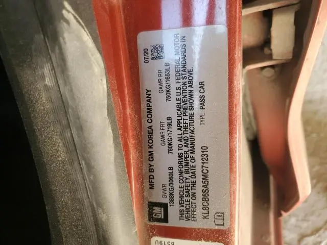 2021 CHEVROLET SPARK LS