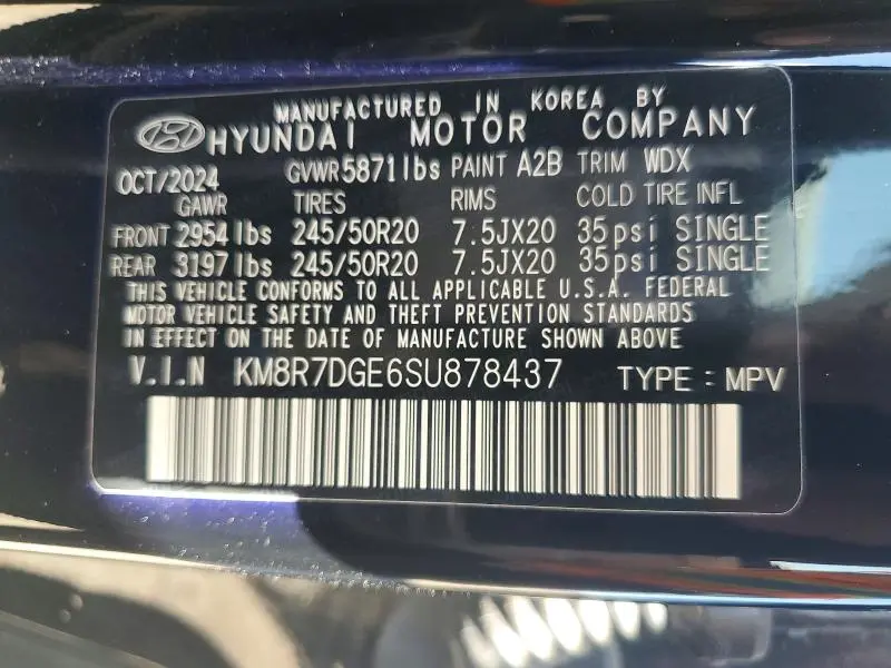 2025 HYUNDAI PALISADE CALLIGRAPHY  