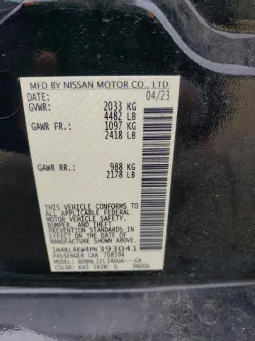 2023 NISSAN ALTIMA SL  