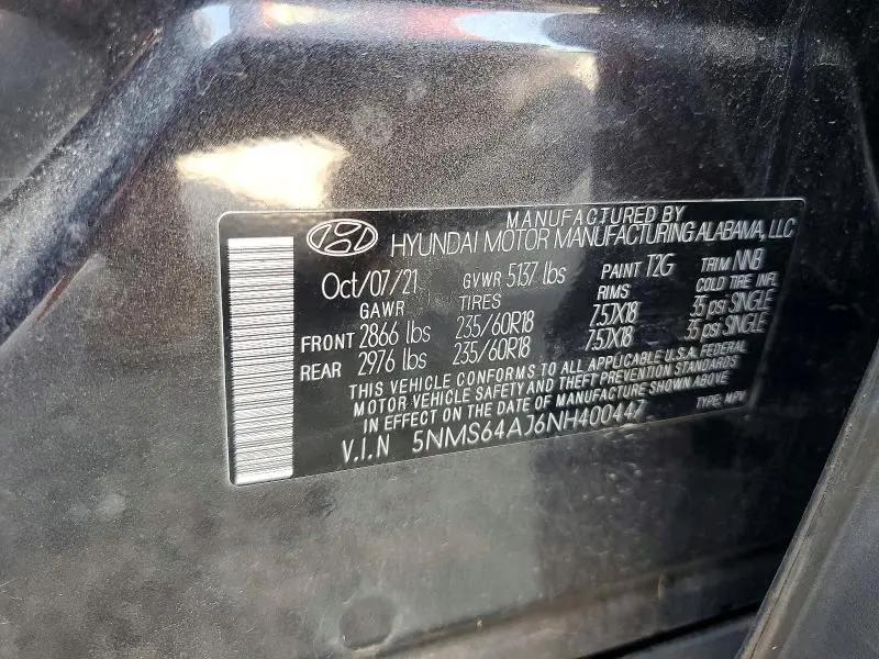2022 HYUNDAI SANTA FE XRT  