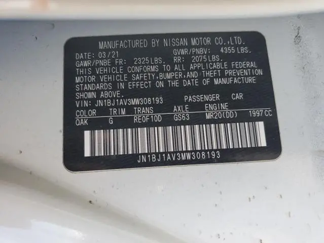 2021 NISSAN ROGUE SPORT S  