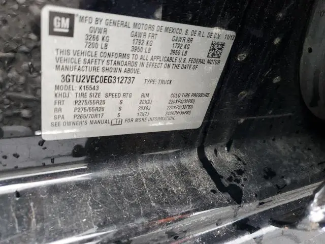 2014 GMC SIERRA K1500 SLT  