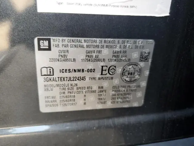 2018 GMC TERRAIN SLE  