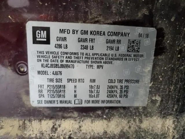 2018 BUICK ENCORE PREFERRED II  