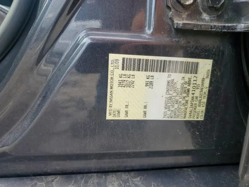 2010 NISSAN ALTIMA 2.5  