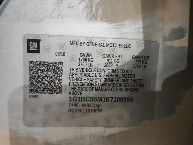 2019 CHEVROLET CRUZE LS  