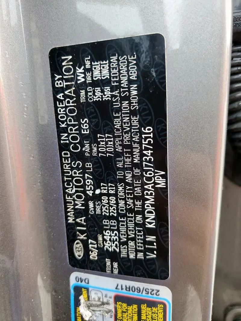 2018 KIA SPORTAGE LX  