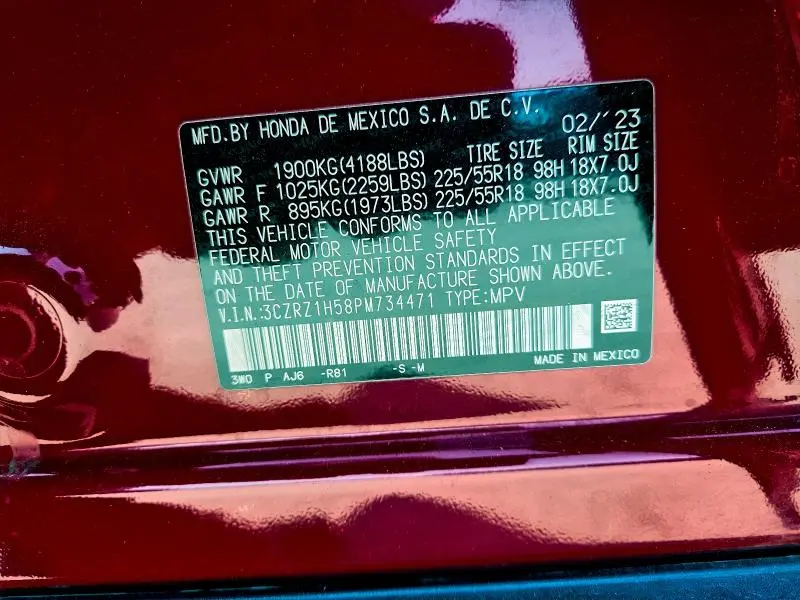 2023 HONDA HR-V SPORT  