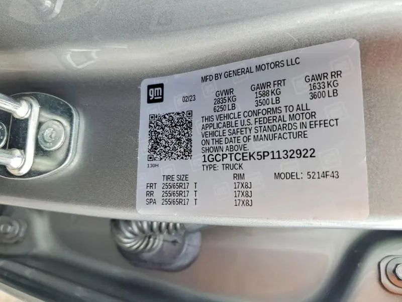 2023 CHEVROLET COLORADO LT  