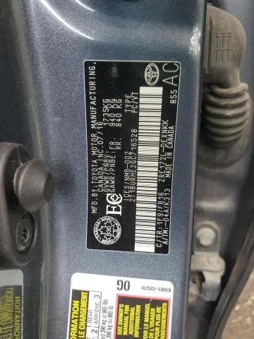 2016 TOYOTA COROLLA L  