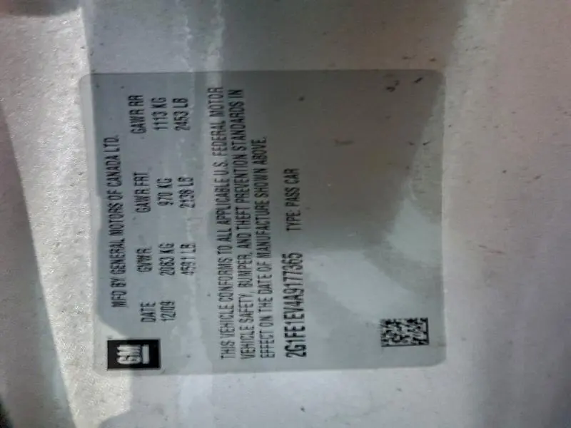 2010 CHEVROLET CAMARO LS  