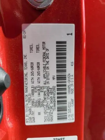 2024 TOYOTA SEQUOIA SR5  