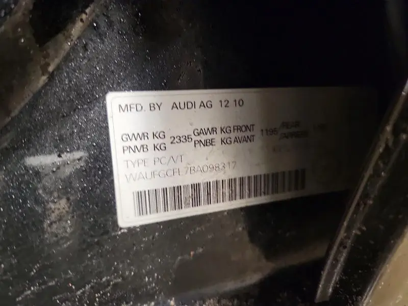 2011 AUDI S4 PREMIUM  