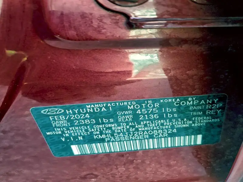 2024 HYUNDAI SONATA HYBRID  