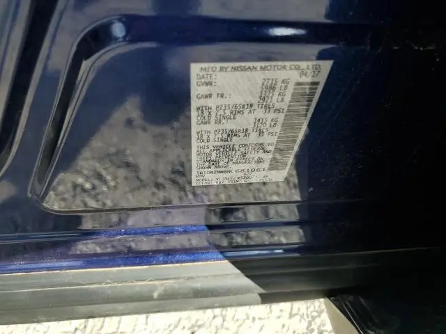 2017 NISSAN PATHFINDER S  