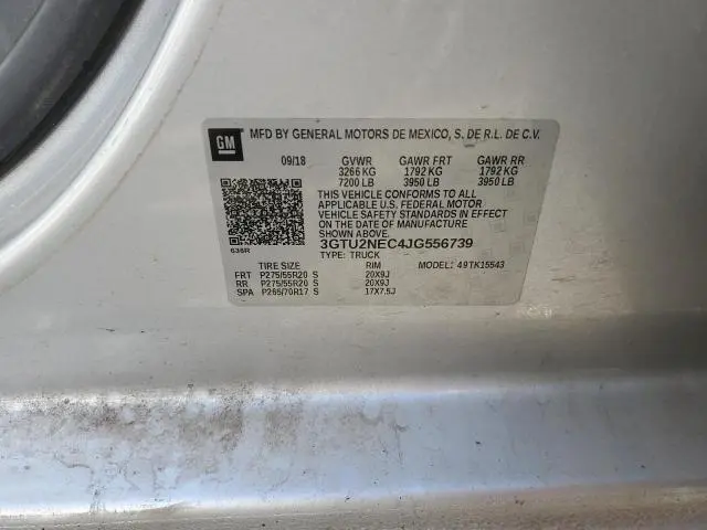 2018 GMC SIERRA K1500 SLT  
