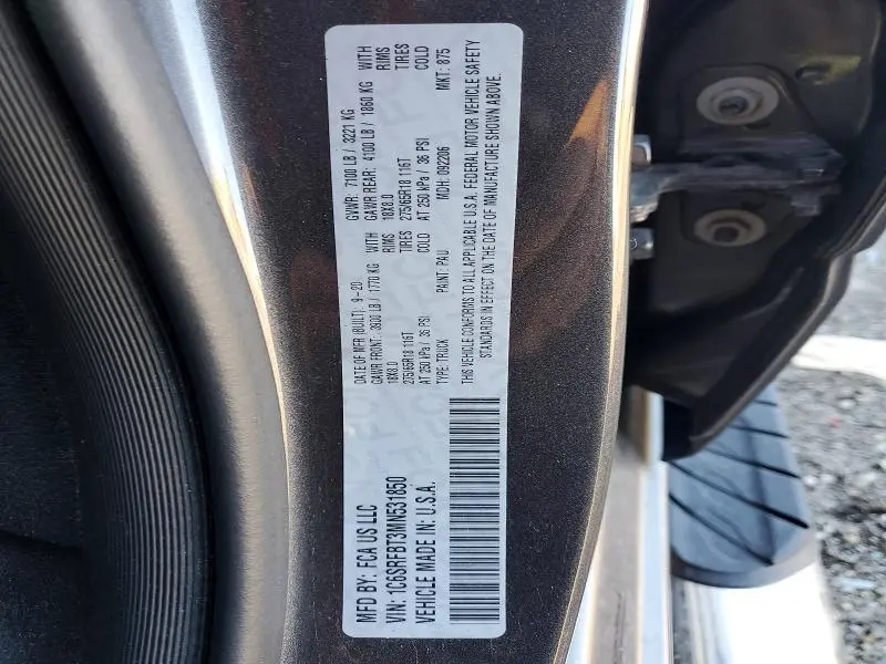 2021 RAM 1500 BIG HORN  