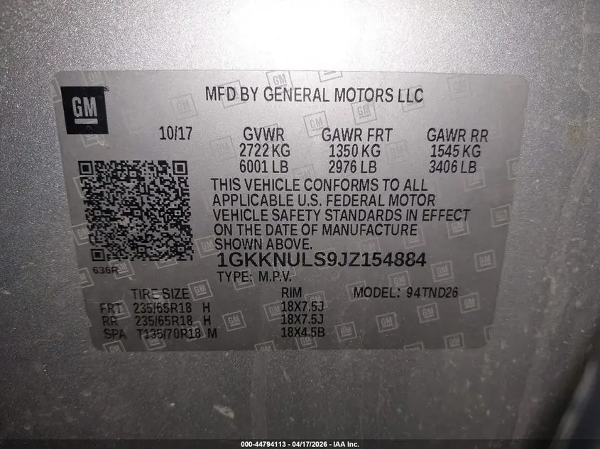 2018 GMC ACADIA SLT-1