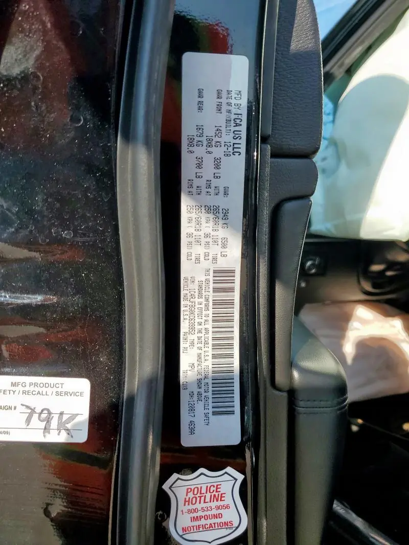 2019 JEEP GRAND CHEROKEE LIMITED  