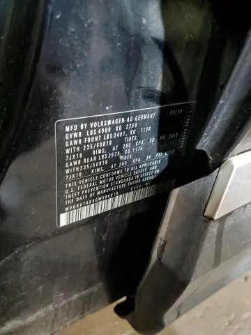 2016 VOLKSWAGEN TIGUAN S  