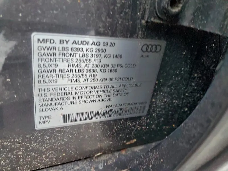 2021 AUDI Q7 PREMIUM  