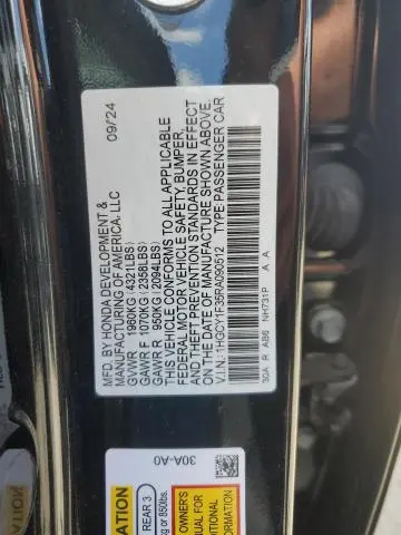 2024 HONDA ACCORD EX  