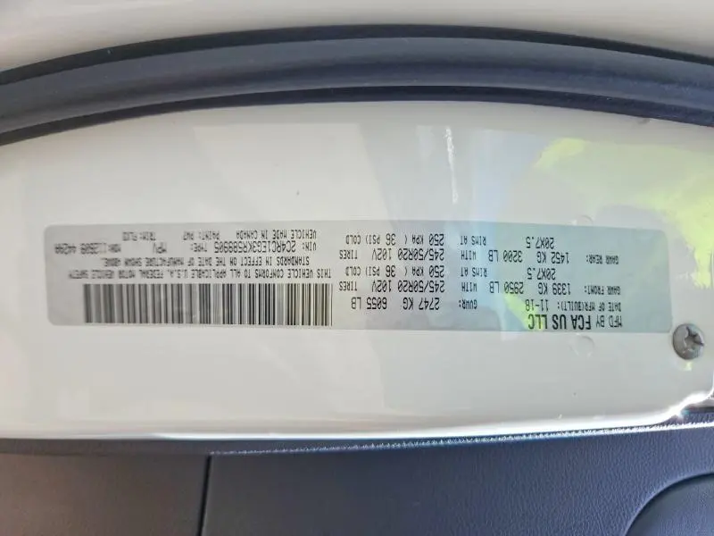 2019 CHRYSLER PACIFICA TOURING L PLUS  